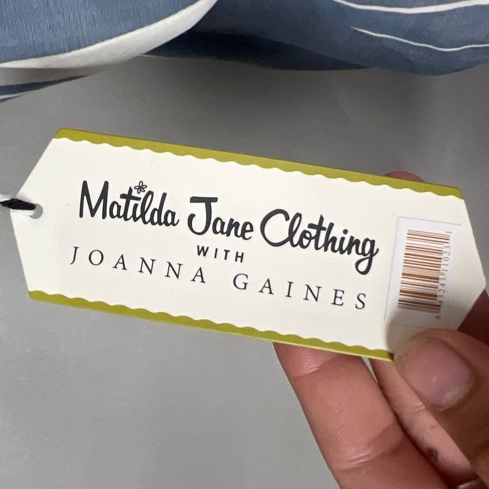 Matilda Jane Clothing W/ Joanna Gaines NWT Overalls Striped 0-3 Toddler