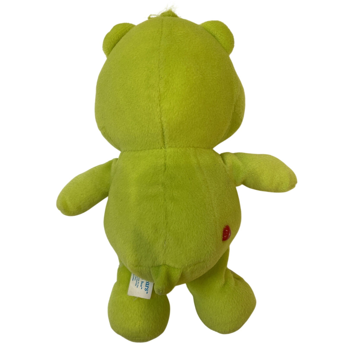 Care Bear Plush Kite Bright Green Do Your Best Teddy Bear 8" 2003 Stuffed #A49