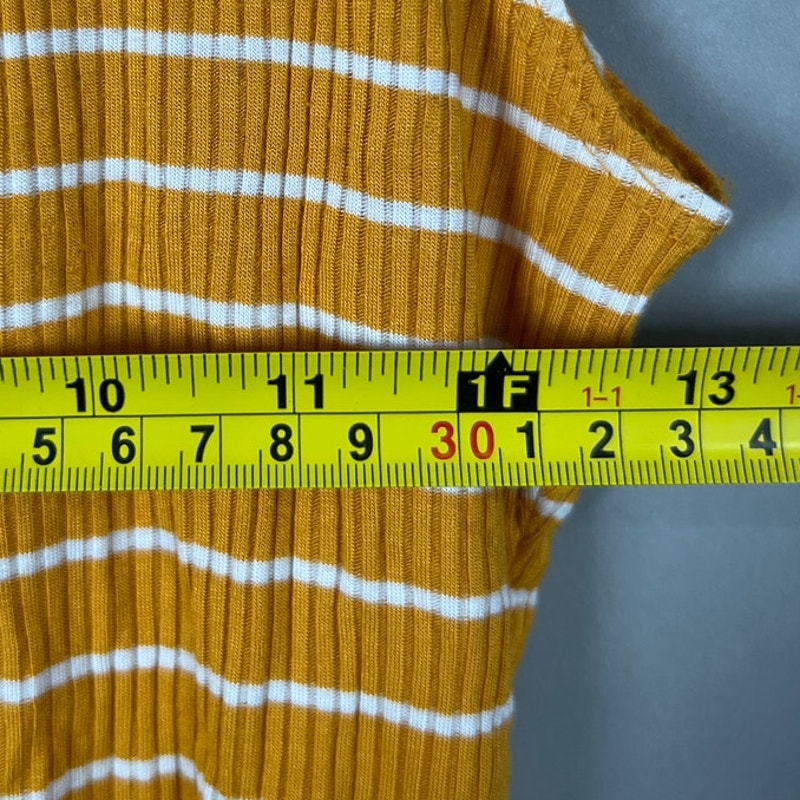 Forever 21 Women’s Yellow & White Bodysuit *Dimensions In Picture*