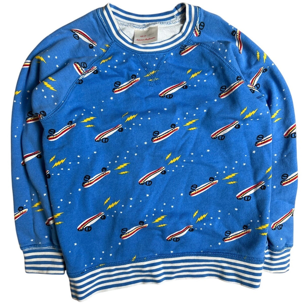 Hannah Anderson 6-7Y Blue Skateboard Sweatshirt