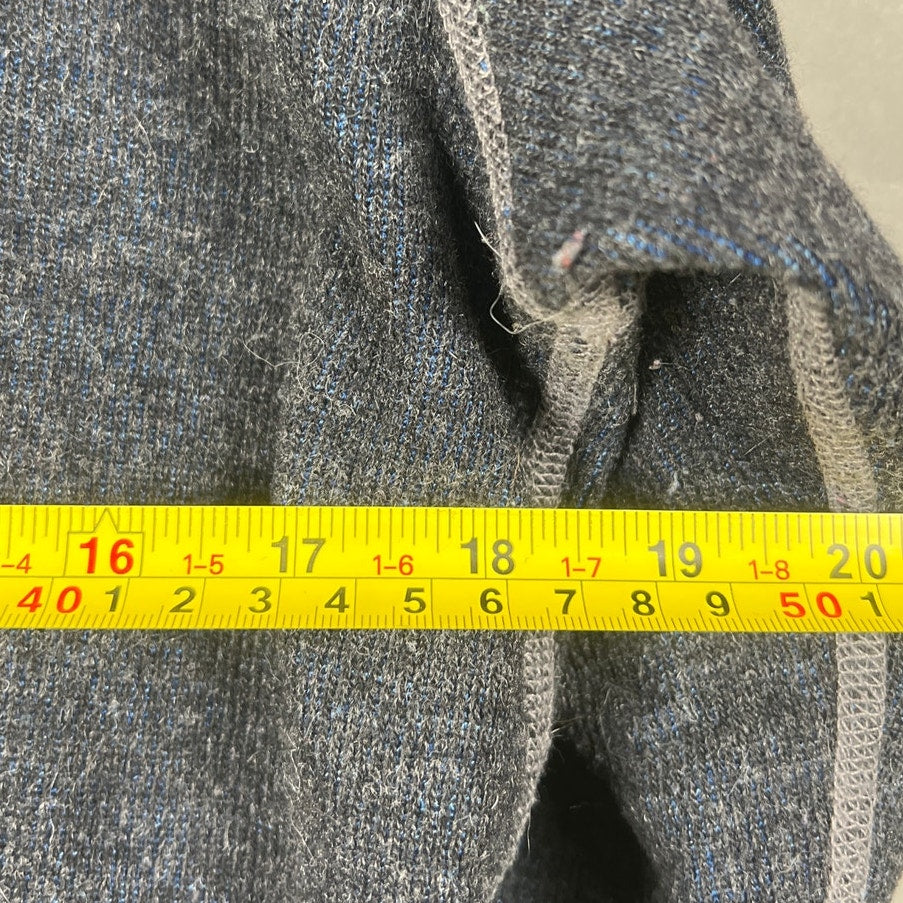 Kuhl Mens Sweater Sz Large Gray Chianti Fleece 1/4 Zip Outdoors Pullover