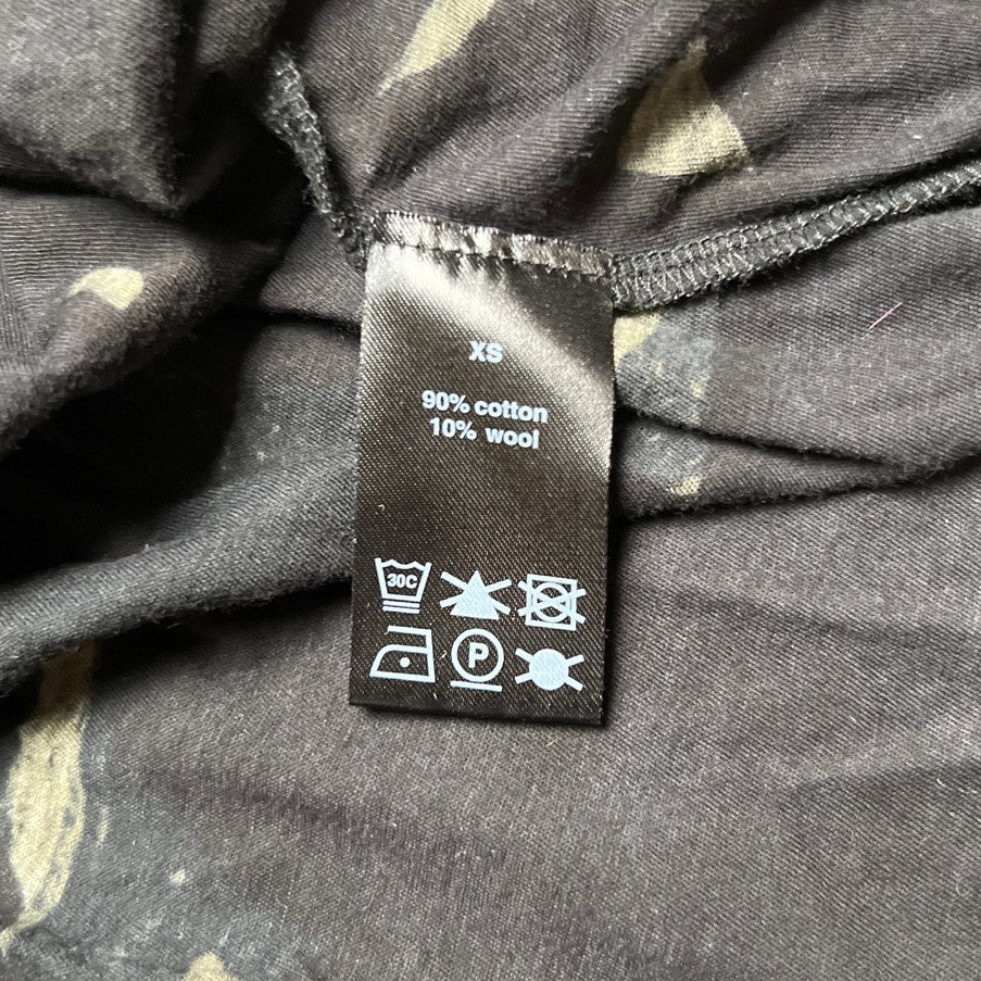 Black Label Black Marble Long Dress Women Size XS