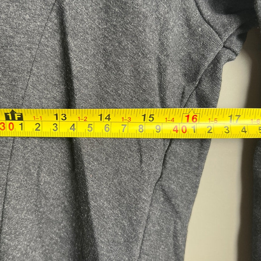 Laura Hlavac Ruffle Duster Sweater Cardigan Sophisticated Long tie front jacket Size M