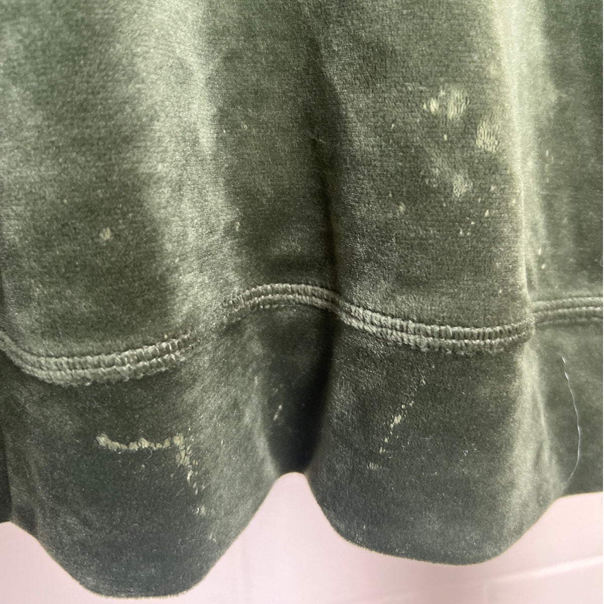 Offline By Aerie Olive Green Velvet Soft Women’s Hoodie Large