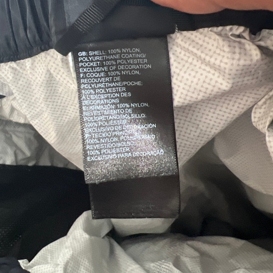 The North Face Black Men's 2XL Black Nylon DryVent Rain Pants