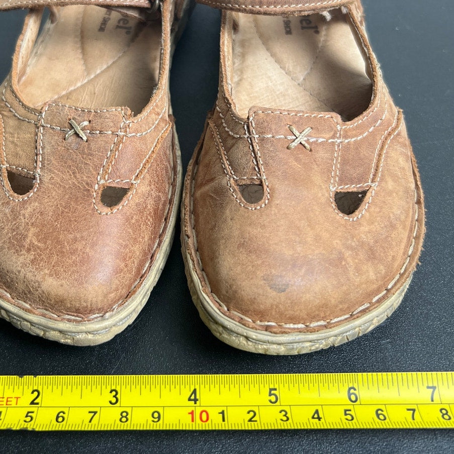 Josef Seibel Comfort Tan Sandals Size 38