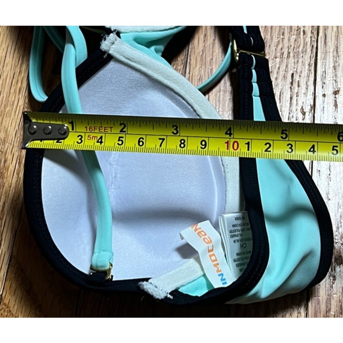 Inmocean Tag Size S Swimwear Bikini Top EUC