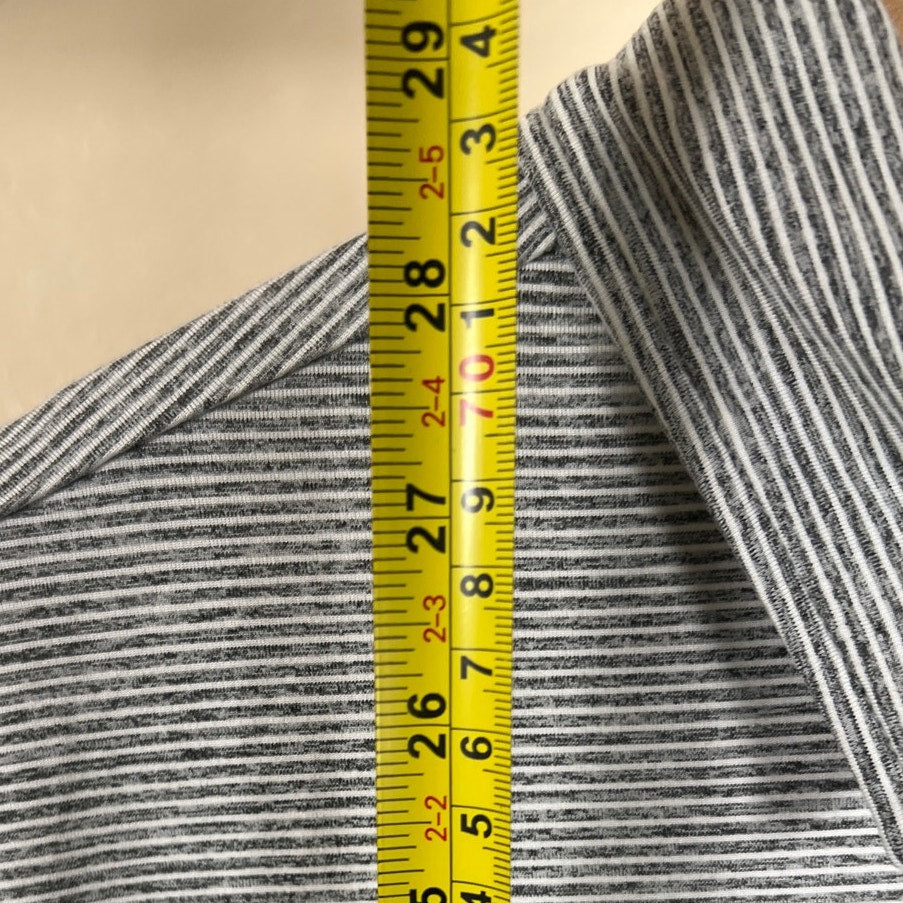 01. Algo Large Polo Striped Shirt Mens Large L Jack Performance Gray