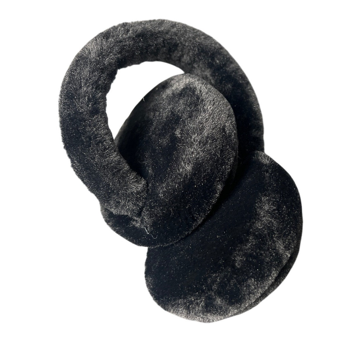 Winter Black Faux Fur Ear Muffs