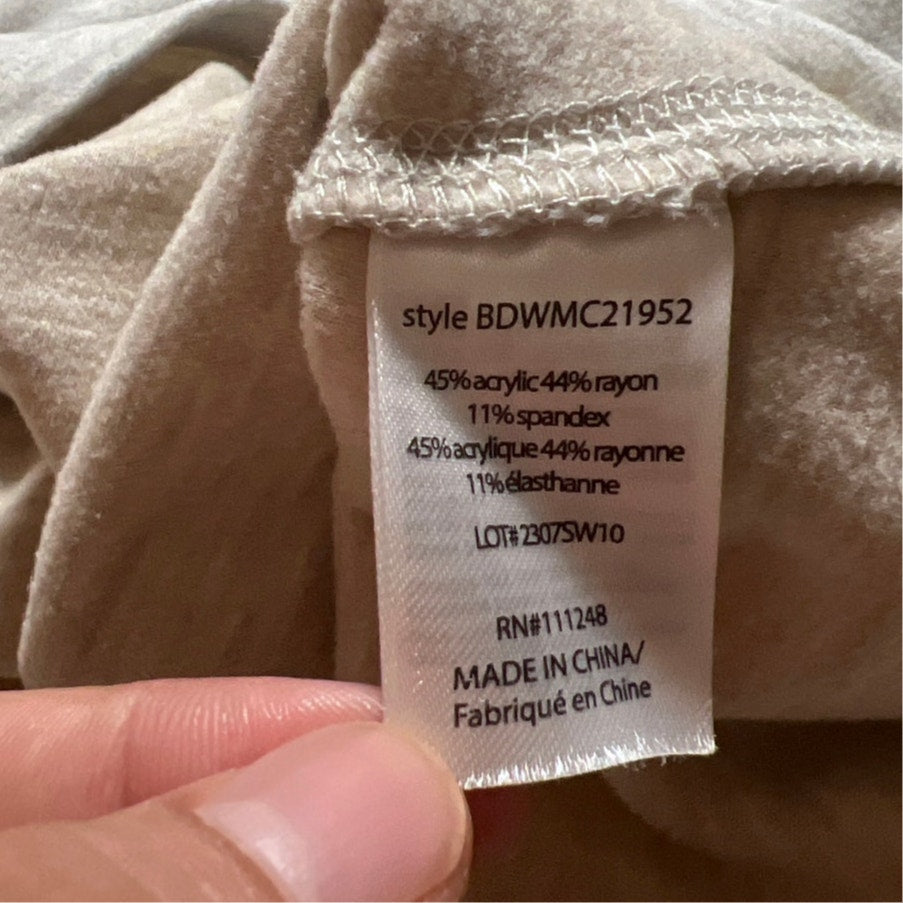 Barefoot Dream Malibu Gray Pull-Over Women Sweater Size Large