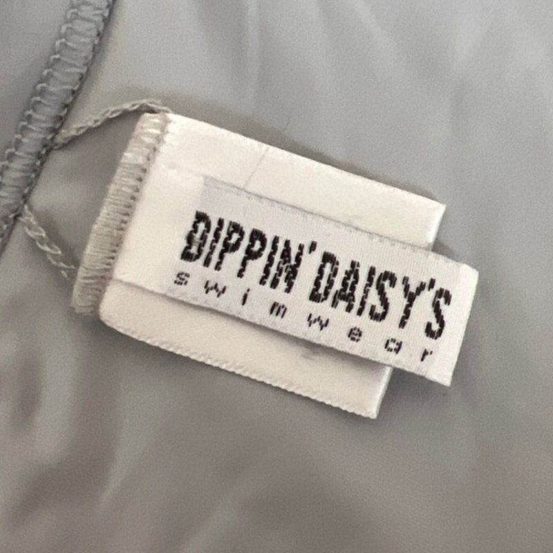 Dipping Daisy's Swimwear Top and Bottom Medium Gray Bikini Set