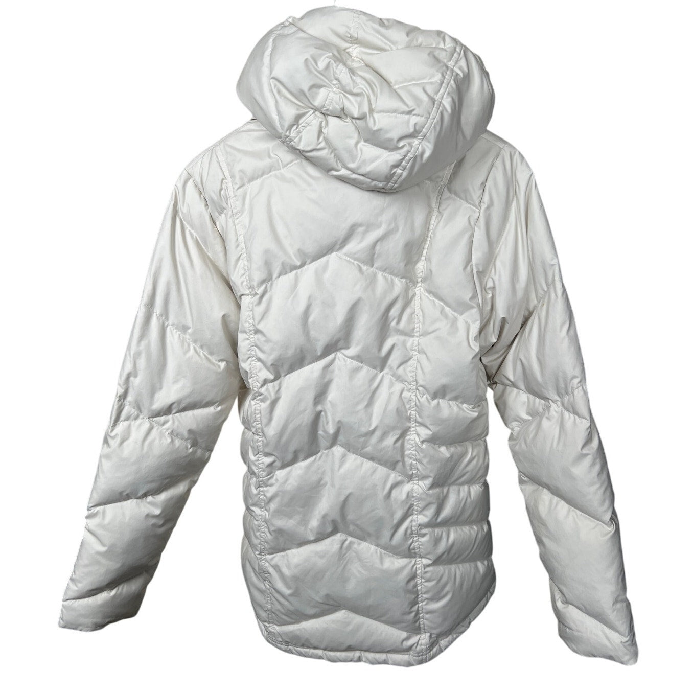 Patagonia Women's Medium Polyester White Down Parka Jacket