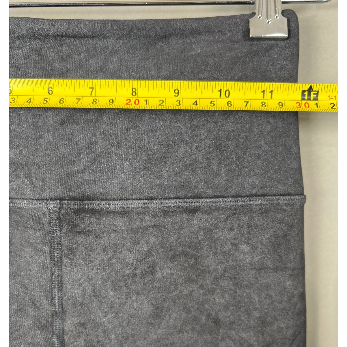 Athleta High Rise Crop Leggings Acid Wash Sun Faded Gray *Dimensions In Picture*