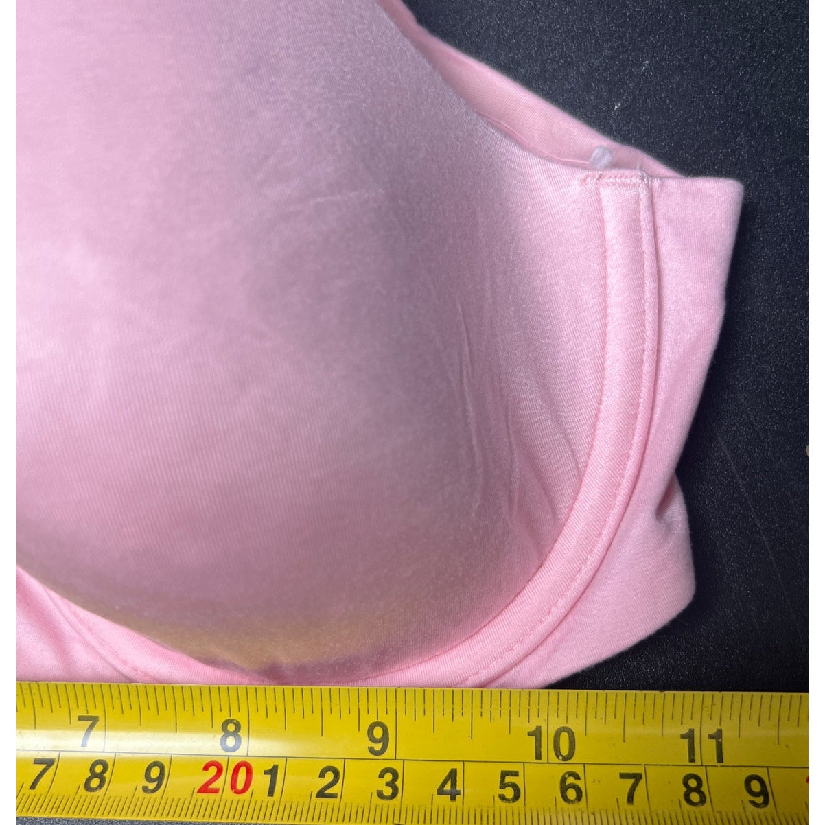 Aerie Sunny 32C Women Pink Bra Adjustable Lightly Lined Demi Push Up