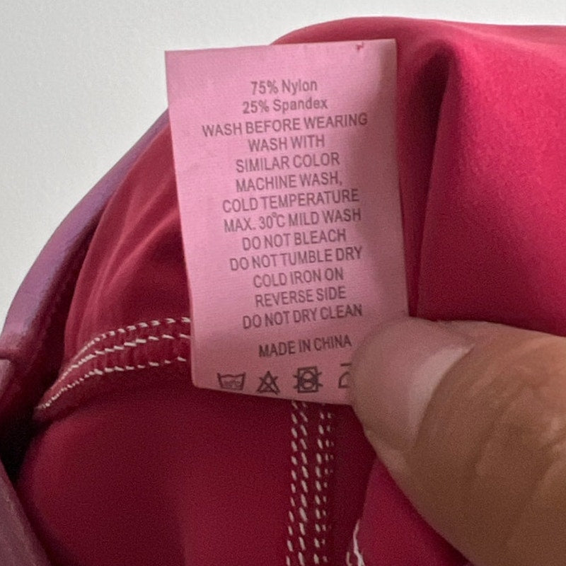 Zyia Active Luxe Pink Metallic leggings Women 6/8