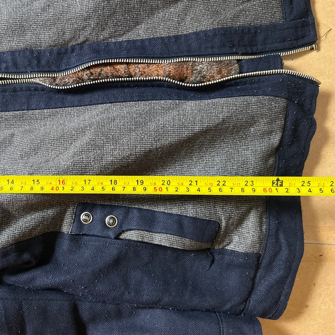 Vintage Sduul Blue/Gray Men Size 52/180 Jacket