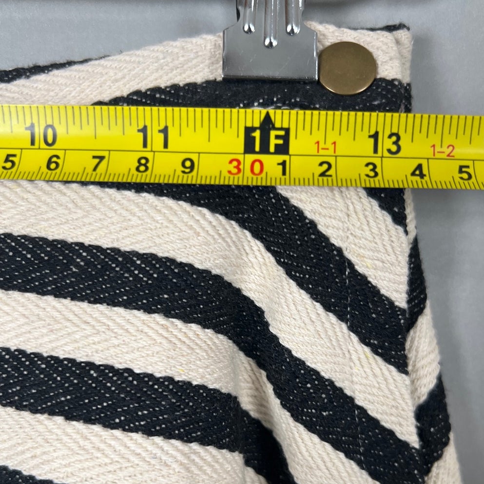 Greylin Size Small Skirt Cotton Stripped Circle A Line