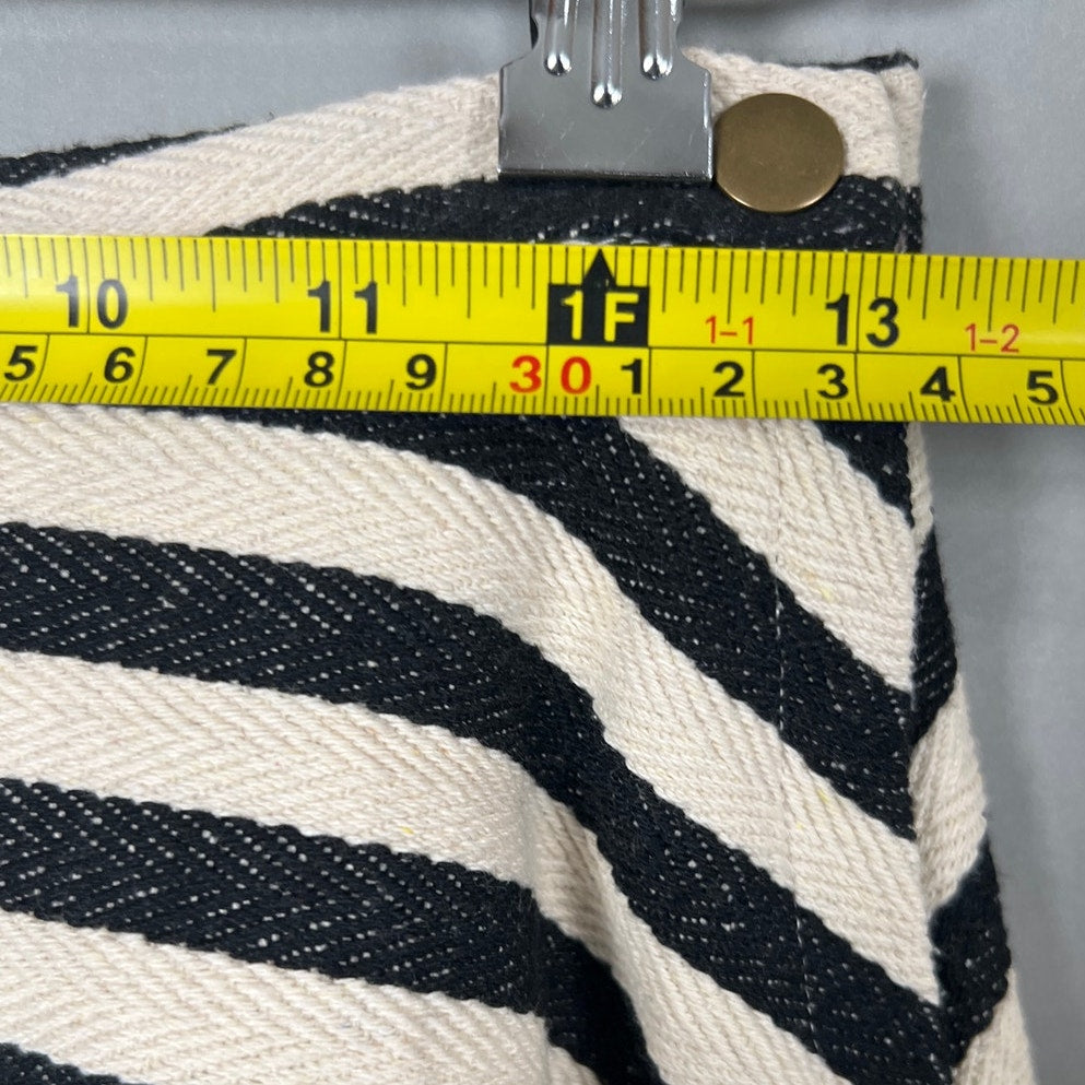 Greylin Size Small Skirt Cotton Stripped Circle A Line