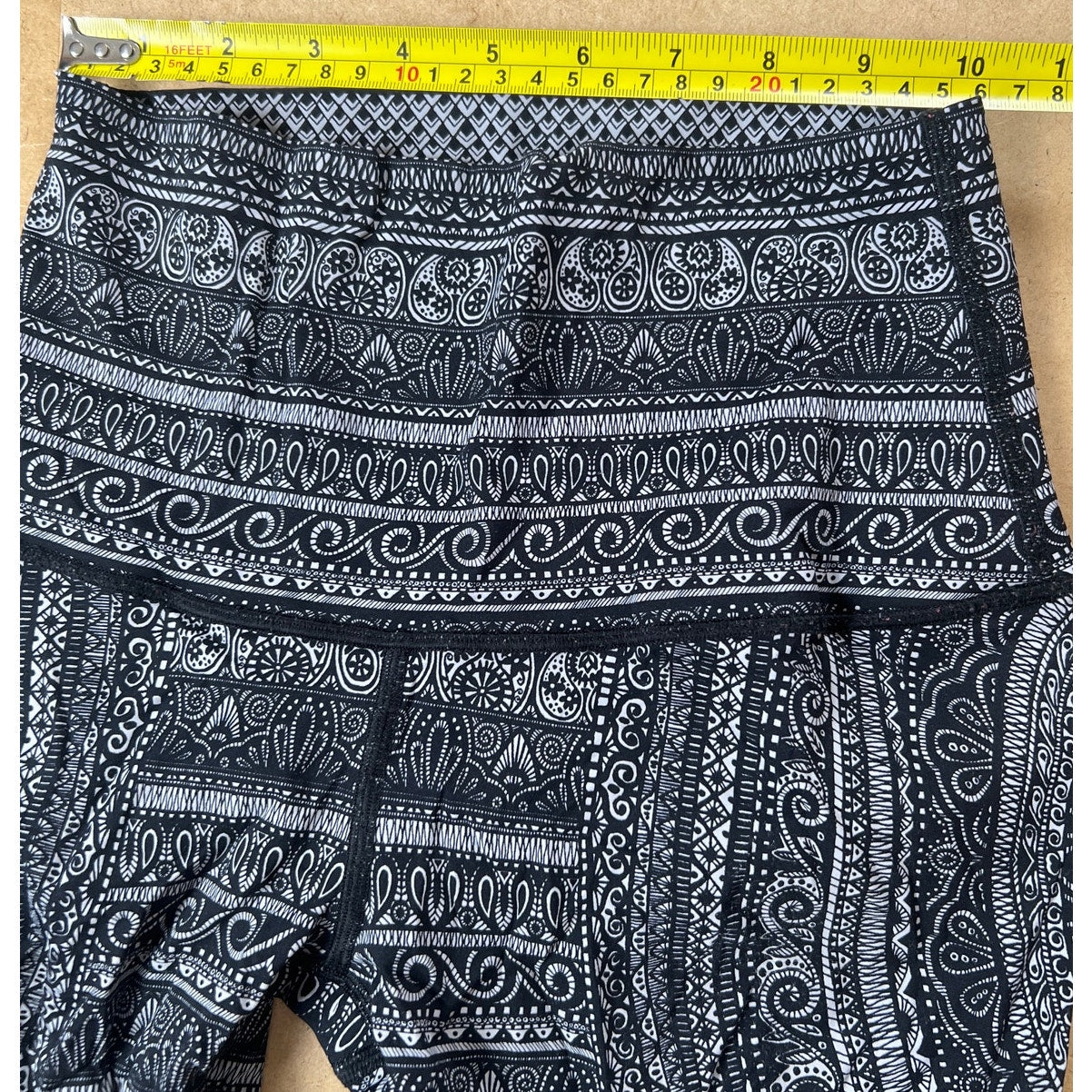 Lululemon Wunder Under High Rise Nulux Entwined Leggings Tight Size 6