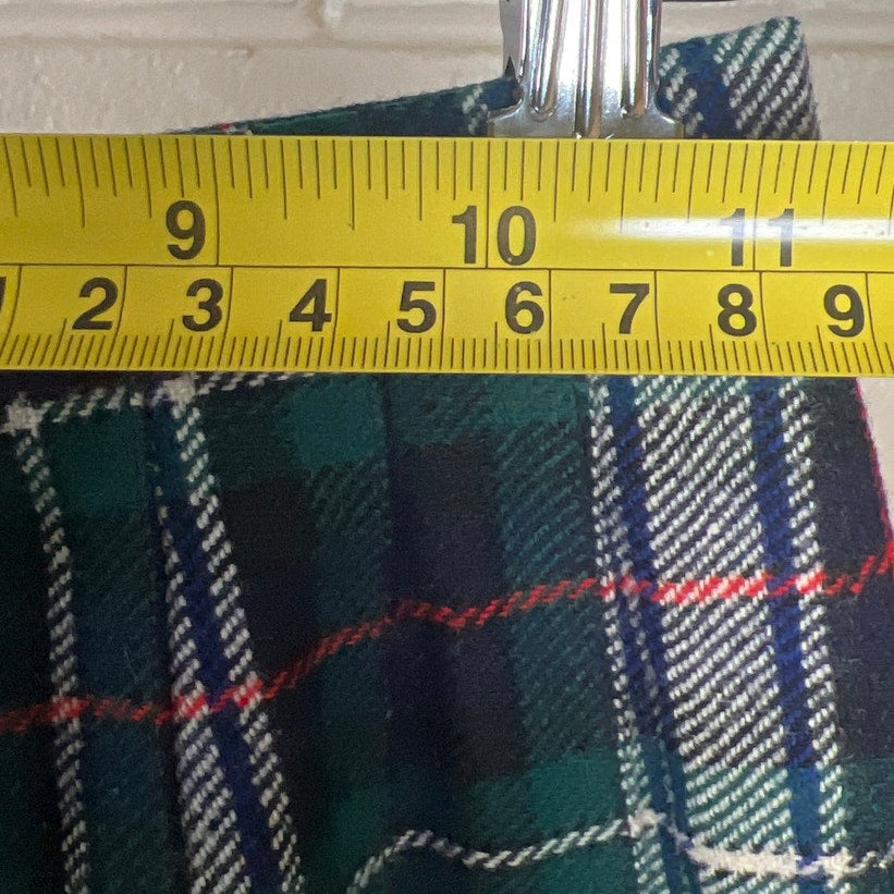 Vintage CobraKilt Pure Wool Made In Ireland Plaid *Dimensions In Pictures*