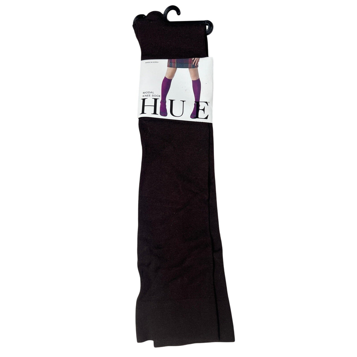 Hue Modal Knee Socks 207 One Size Espresso NWT