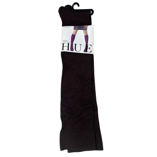Hue Modal Knee Socks 207 One Size Espresso NWT