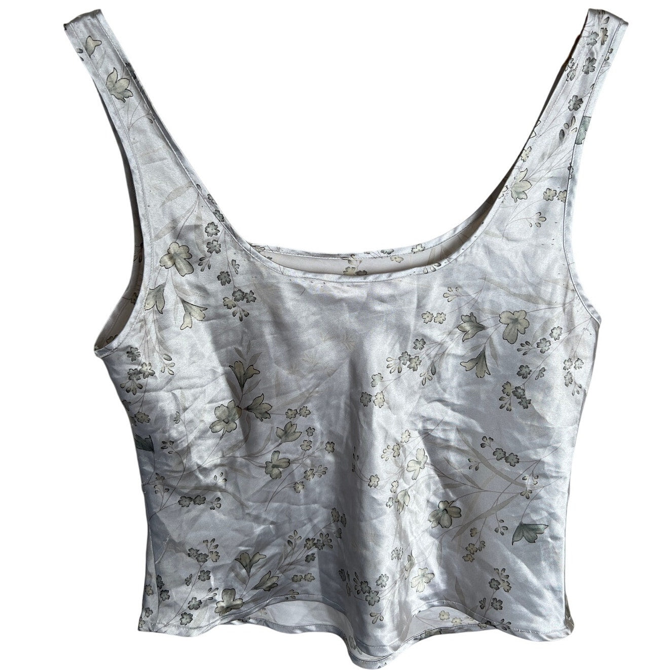 Victoria Secret Size Medium Cami Cropped Floral Top