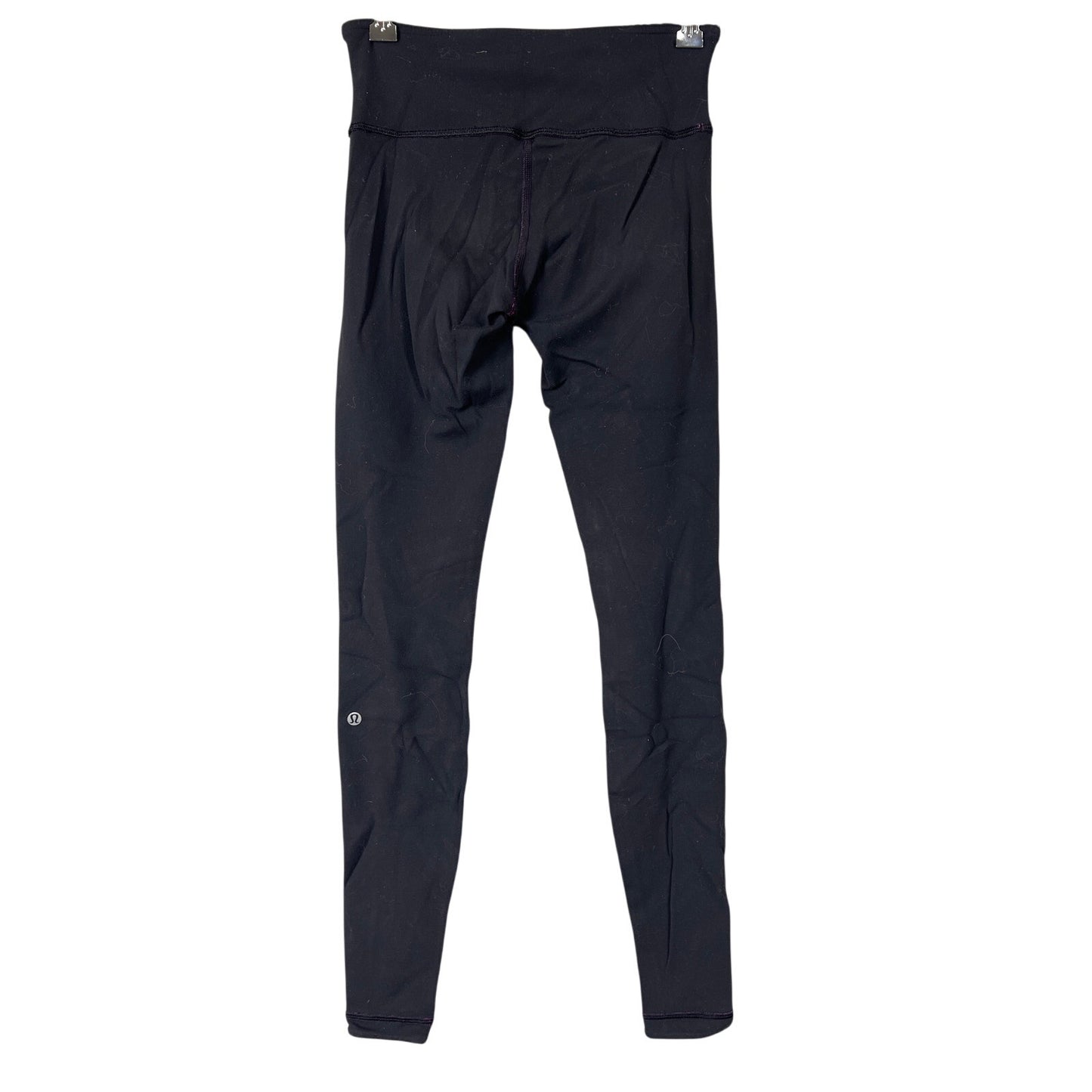 Lululemon Wunder Under Women Size 4 Black Yoga Leggings