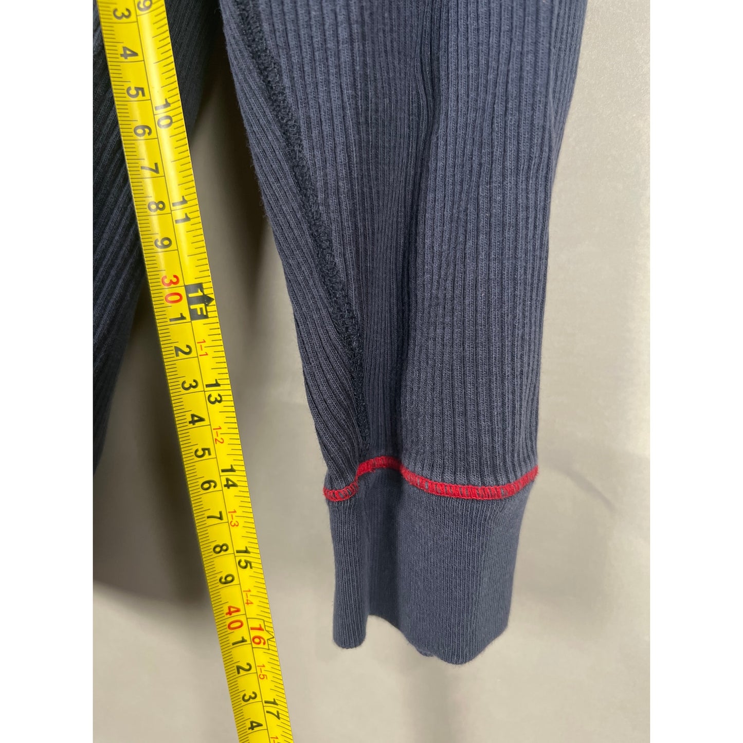 Abercrombie & Fitch Size XL Navy Thermal Long Sleeve 100% Cotton