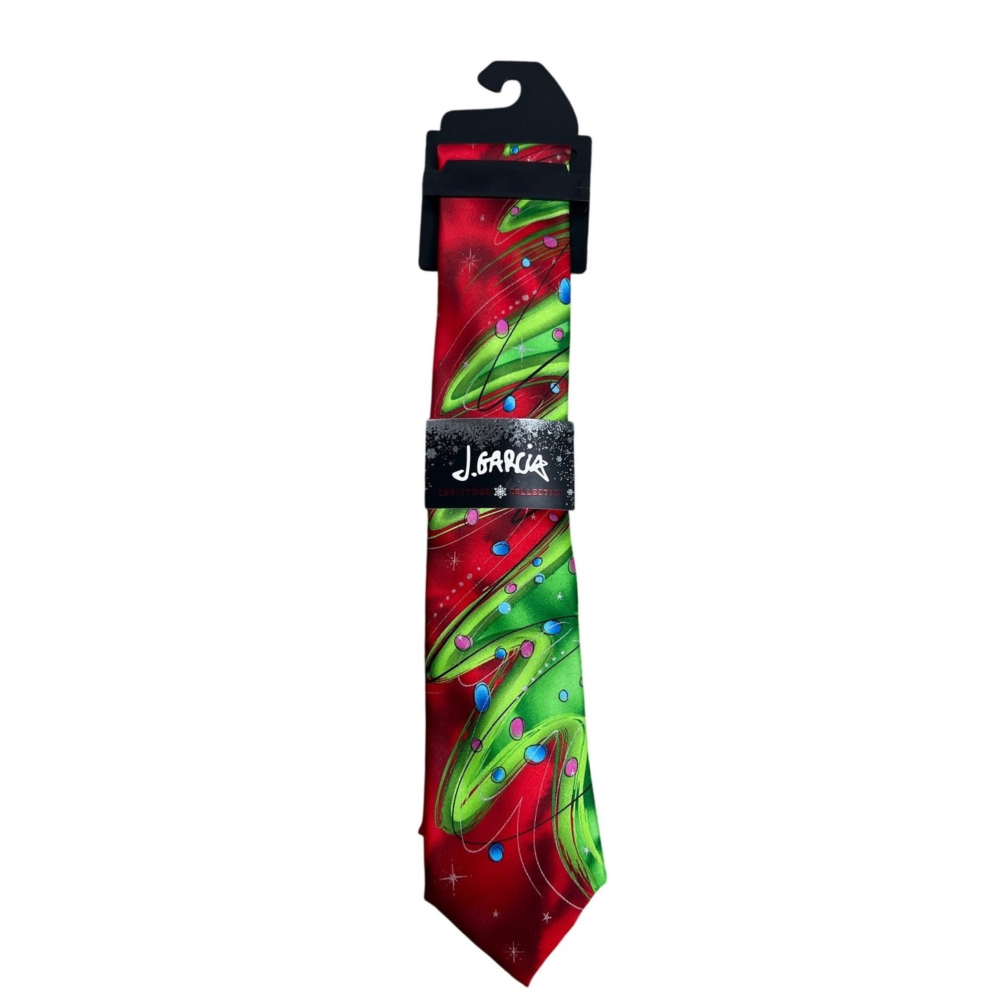 NWT Jerry Garcia Mens Designer Fashion Party Holiday Tie Colorful Red Green Blue
