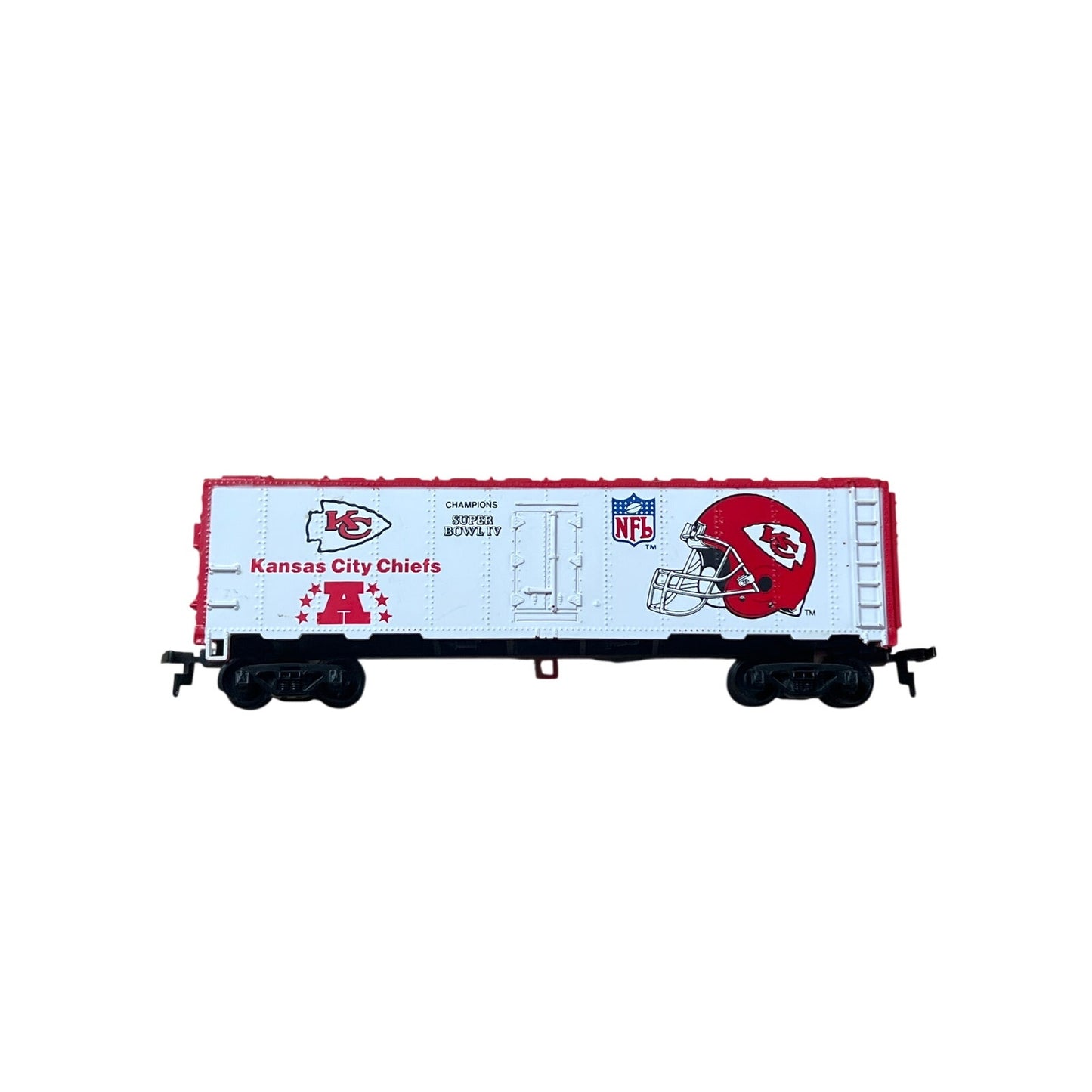 Mantua NFL Super Bowl Express Kansas City Chiefs Train Car HO