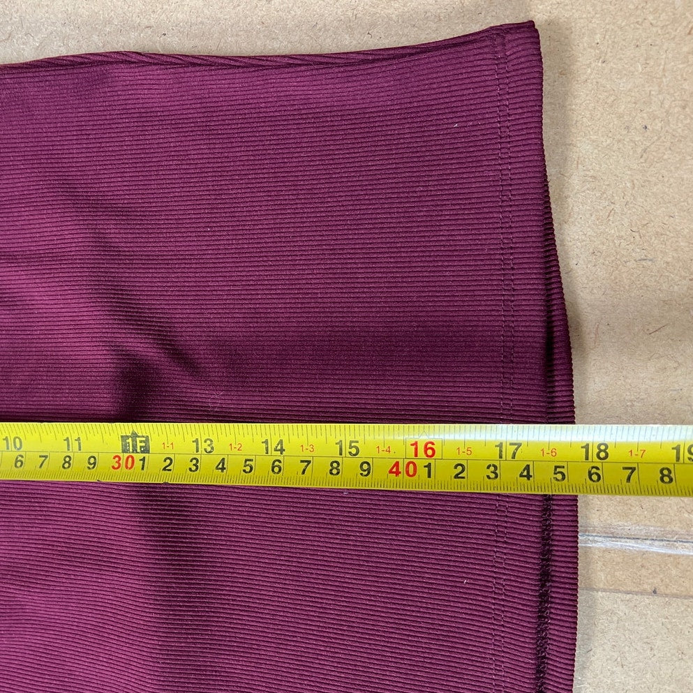 NWT Marika Burgundy Activewear Women Tank Top Size L