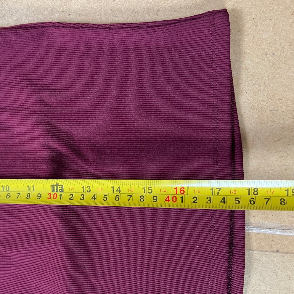 NWT Marika Burgundy Activewear Women Tank Top Size L