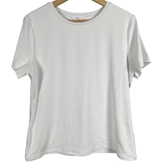 Time & Tru NWT Blank White Essenstial T-shirt Size XL