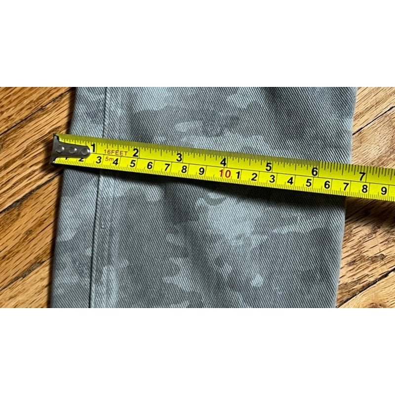 SPANX Jean-ish Ankle Leggings Green Camo Size XL