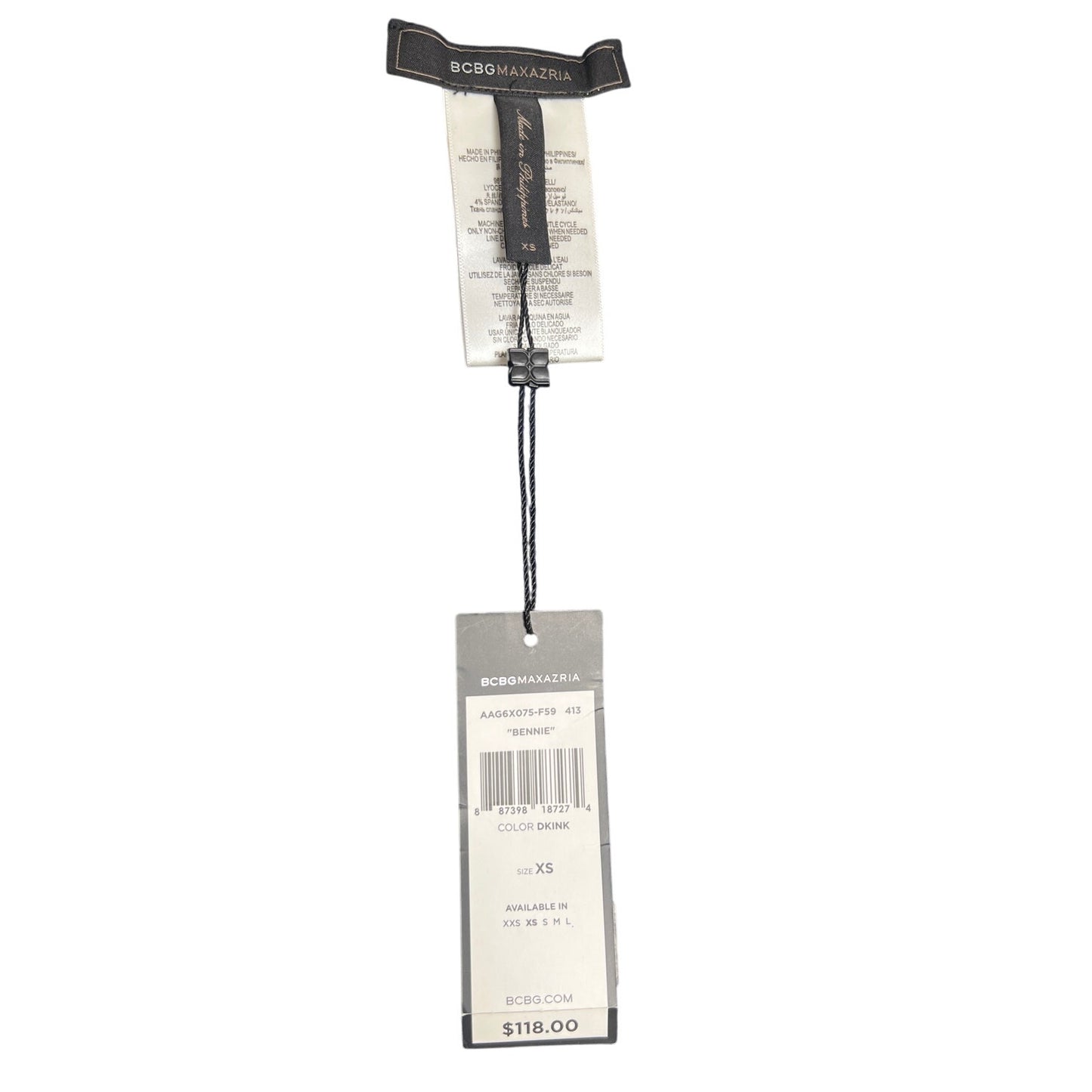 BCBGMAXAZRIA Long Blue Bennie Women Dress NWT Size XS