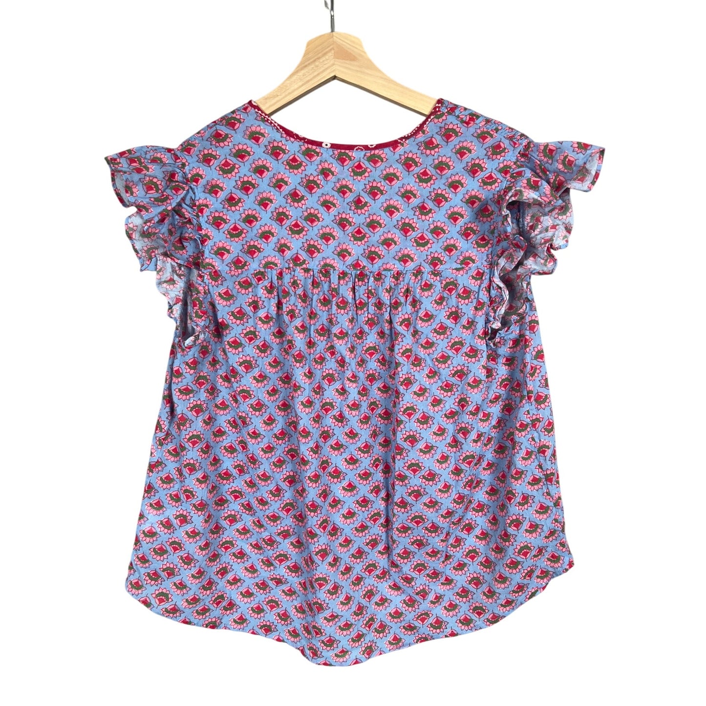 Xirena Size Small Women 100% cotton Bex Top Floral Print