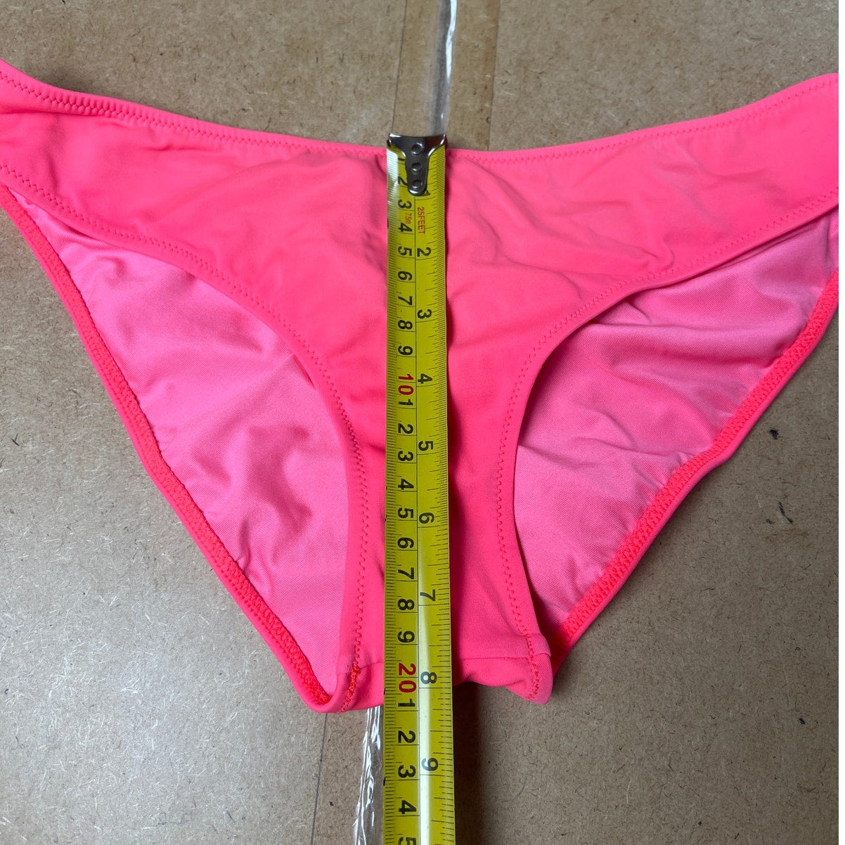 Pink Victoria Secret Hot Pink Swim Bottom Size M