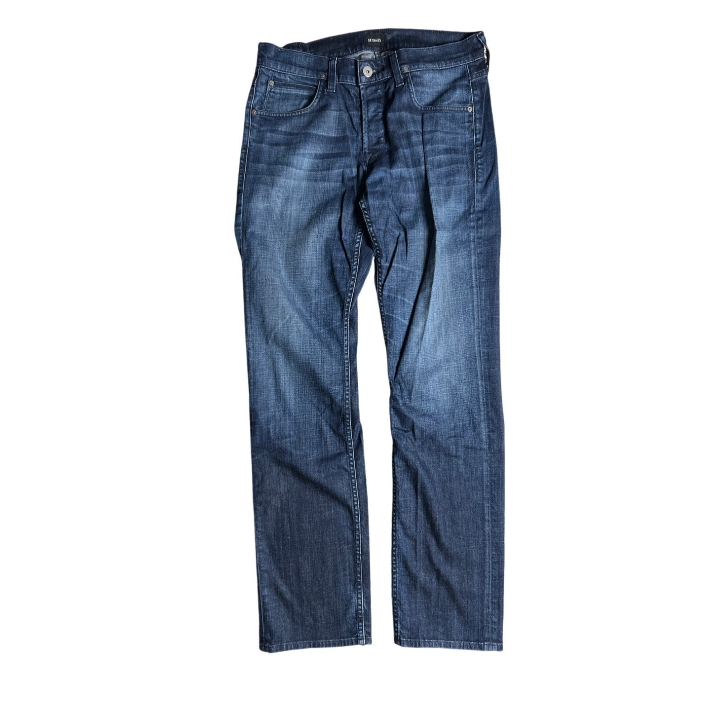 Hudson Jeans Men's Blue Brixton Slim Straight Leg Denim Jeans 33