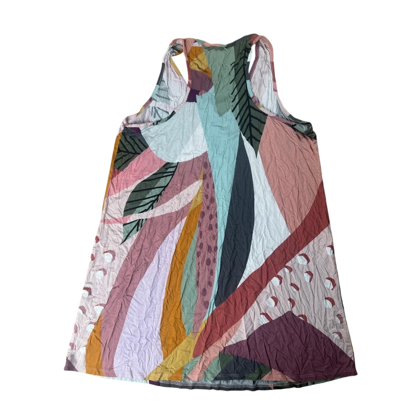 Soma Tunic Womens XL Multicolor Scoop Neck Jersey Rayon Spandex Lightweight