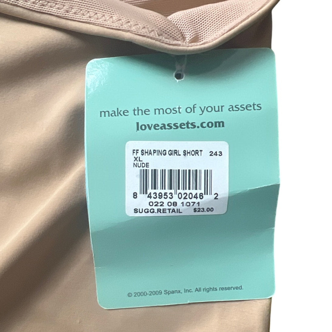 Love Assets NWT Shaping Girl Shorts Size XL tan
