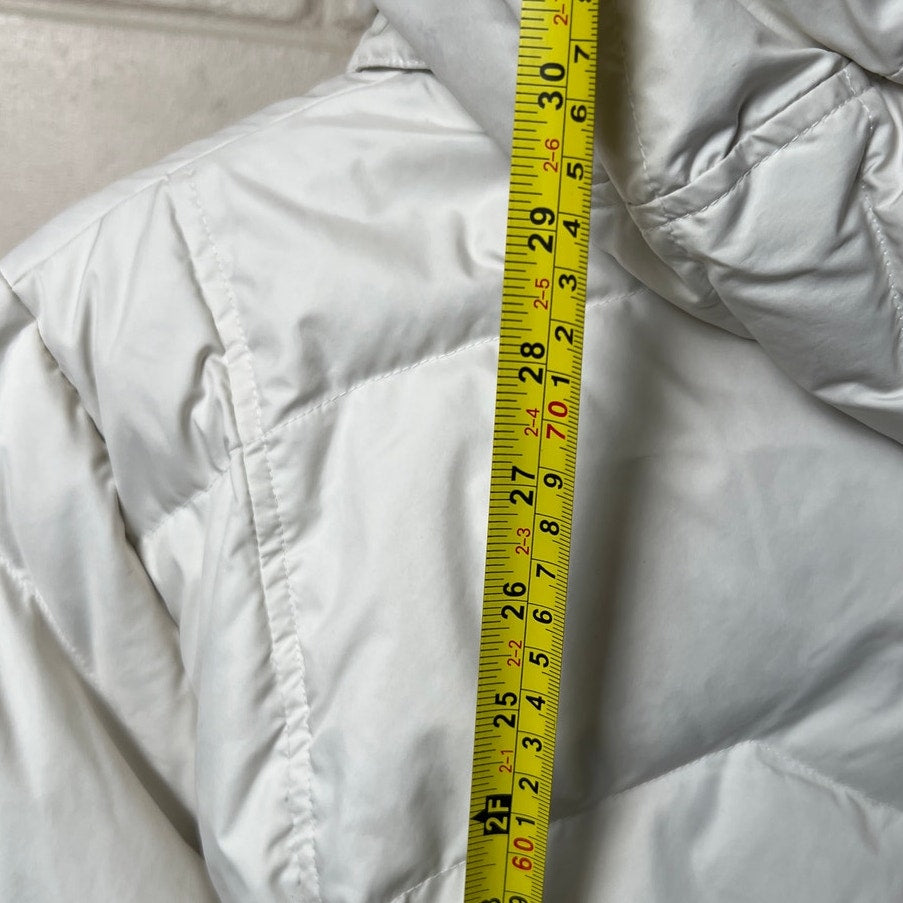 Patagonia Women's Medium Polyester White Down Parka Jacket