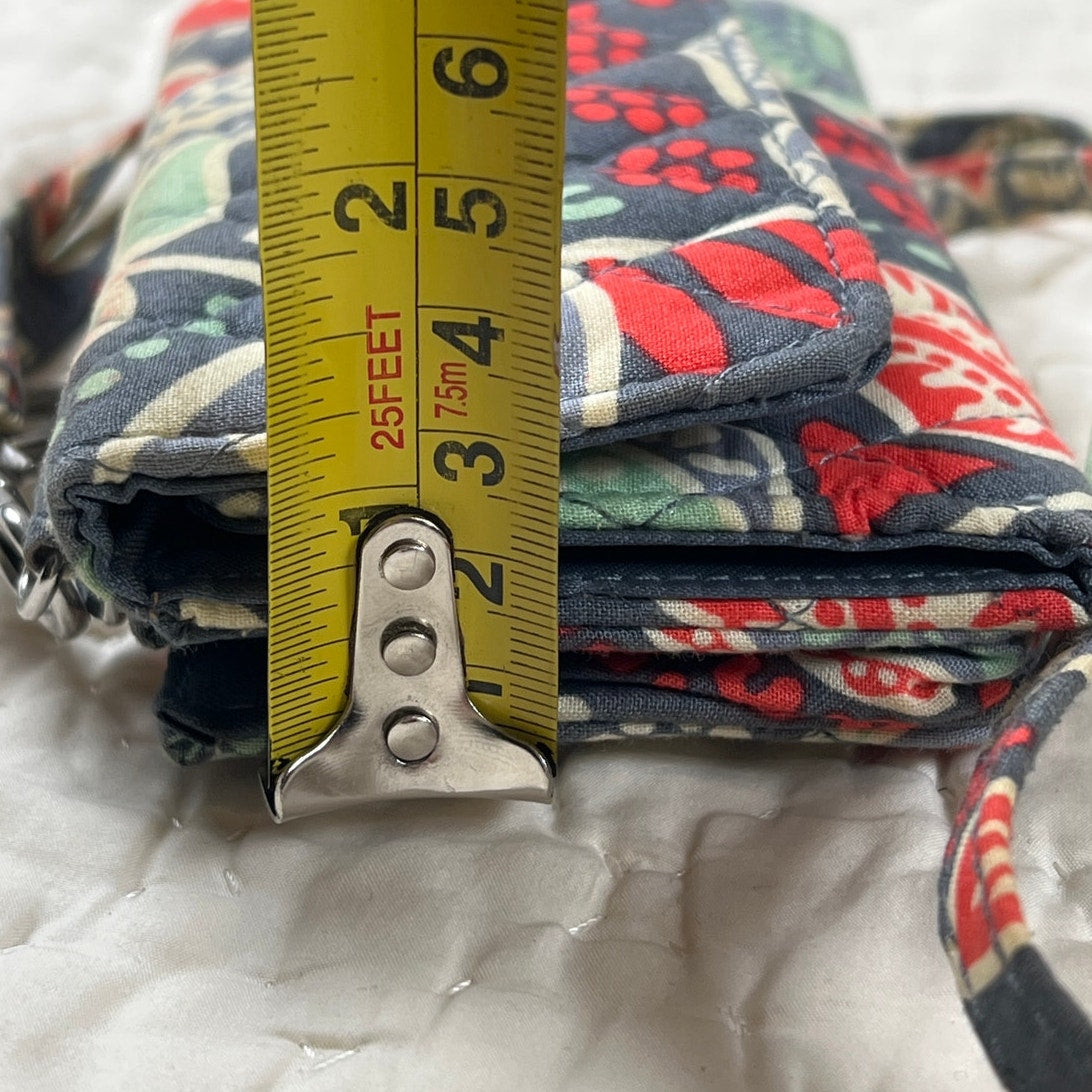 Vera Bradley Wristlet With Multiple Compartments Floral Print