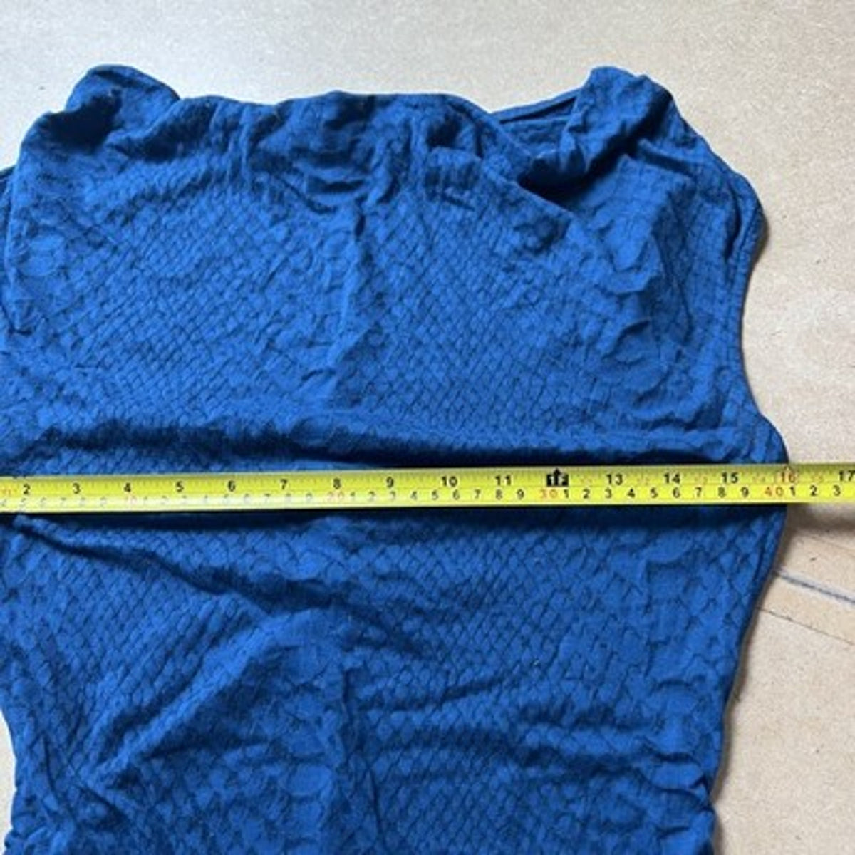 Express Tank Womens S Blue Cowl Neck Jersey Stretch Lightweight Slim Casual