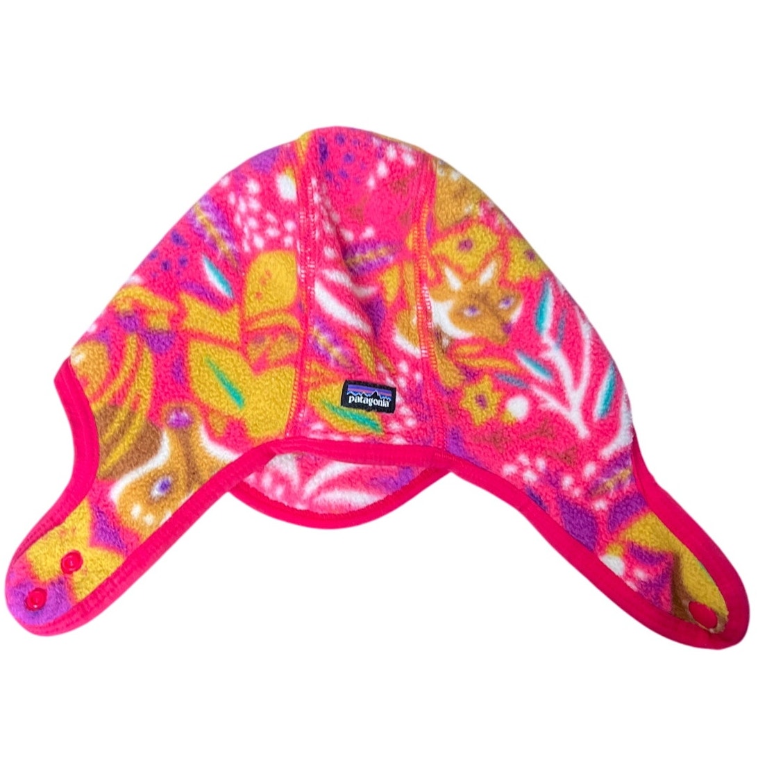 Vintage Patagonia Baby Winter Hat Fleece Pink XS 3-6M