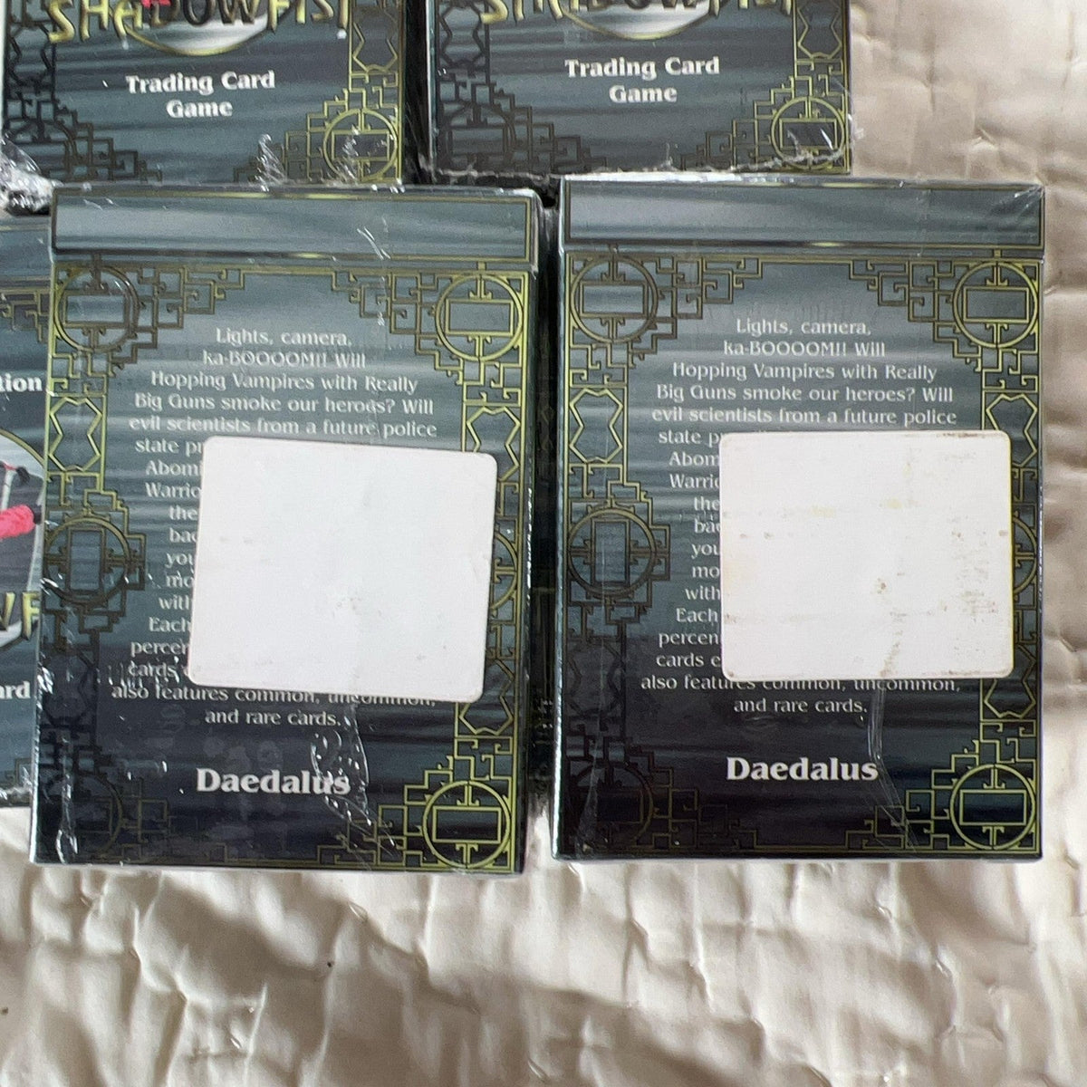 Daedalus Shadowfist Card Deck Standard Green Limited Edition Sealed Lot Of 9