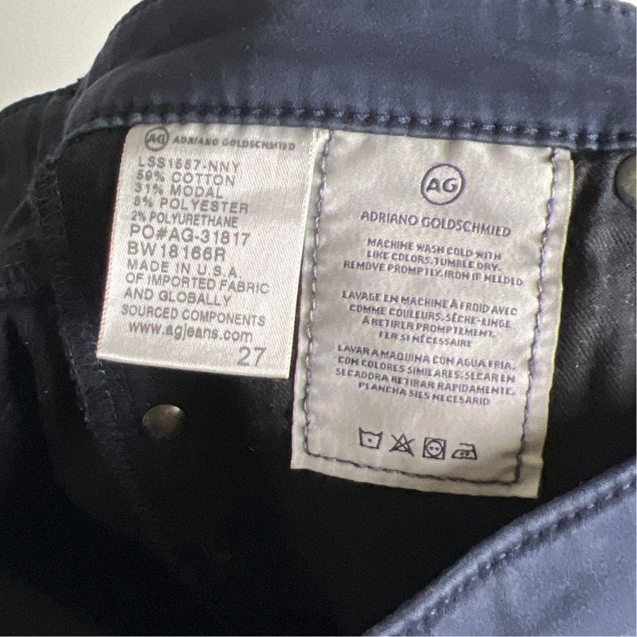 Adriano Goldshmied The Prima Crop Mid-Rise Women Size 27