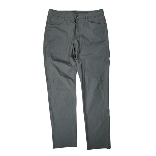 Vuori Pants Mens 32x32 Green Chino Slim Tapered Microfiber Polyester Casual
