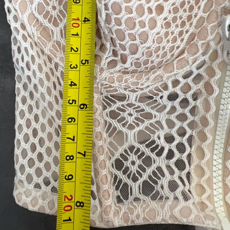 Victoria's Secret Corset Bra Zipup Front Close Bra Size 32DD