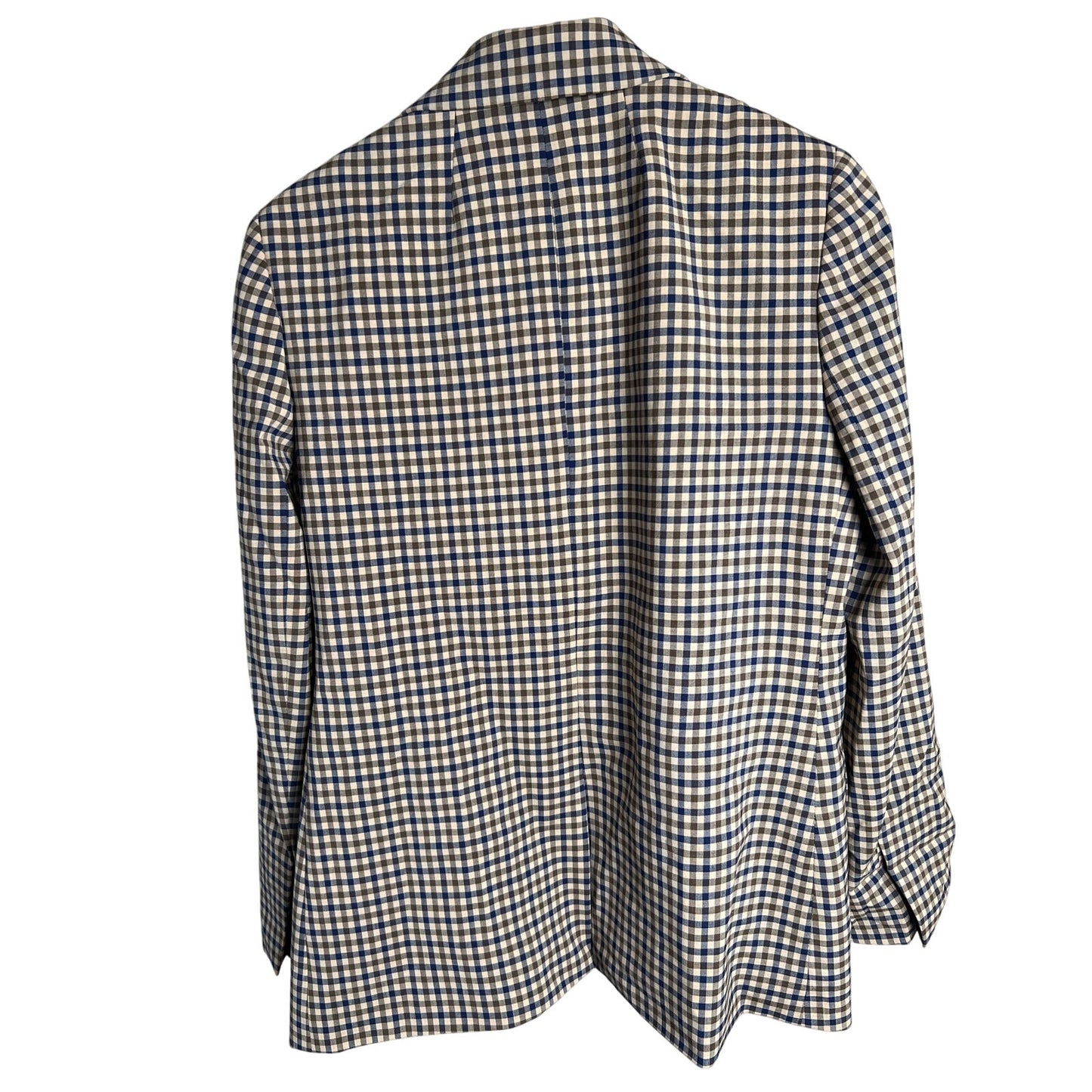 J. Crew Italian Stretch Wool Plaid Blazer Size 8 Alfie
